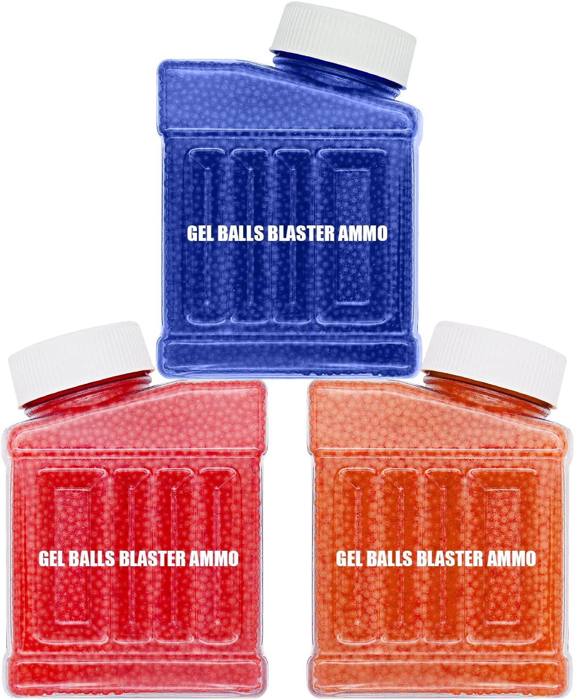 Gel Balls Blaster Ammo Refill (7-8 mm, 3 Pack, 90000 Pieces), Splat Orby Accessories Made of Non-Toxic Eco Friendly Compatible with Electric Gel Ball Blaster Gun,for Ages 14